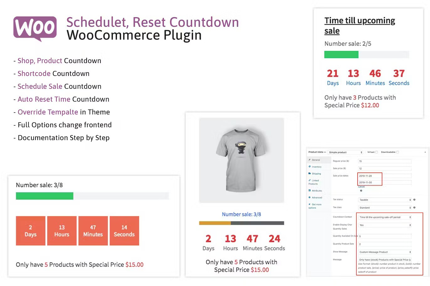 Download Schedule Reset Countdown WooCommerce GPL Plugin