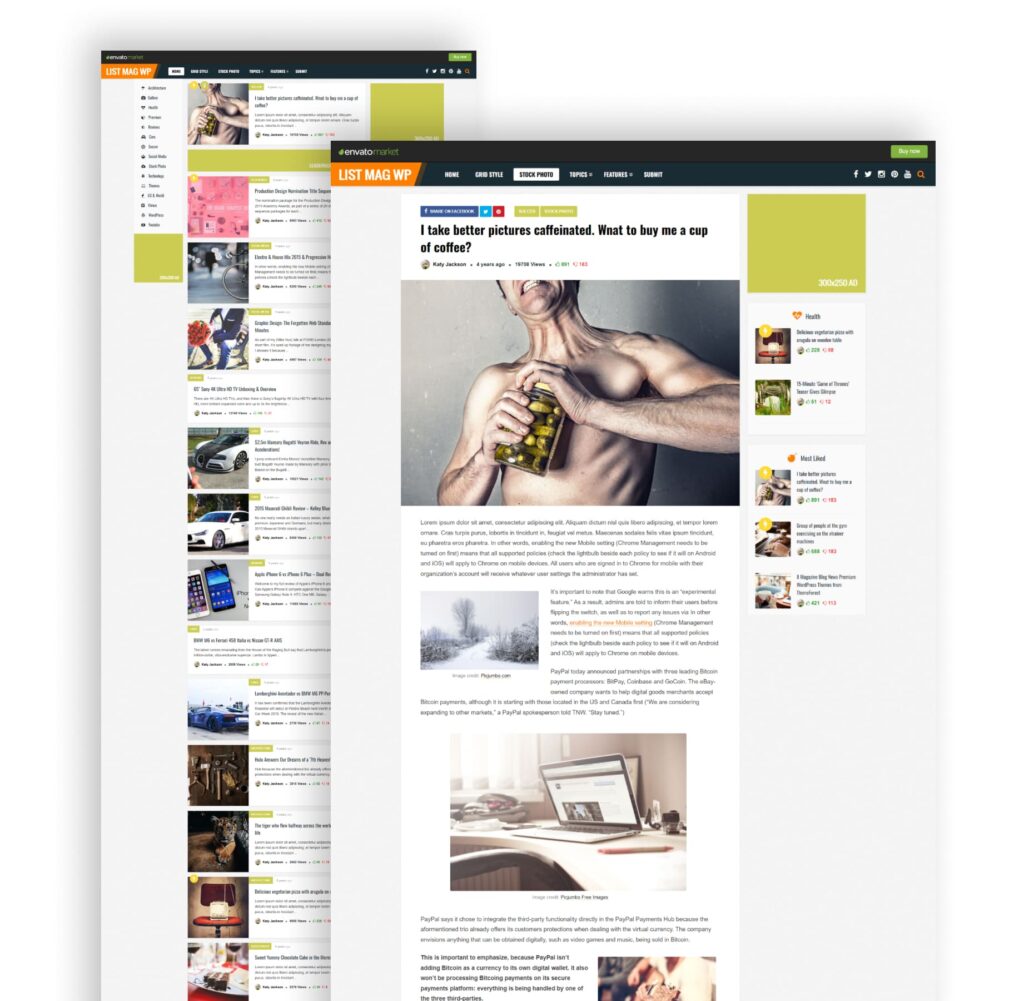 Download listmag Free themeforest WordPress Theme